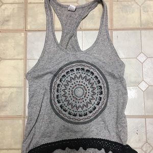 Razorback tank top elephant design